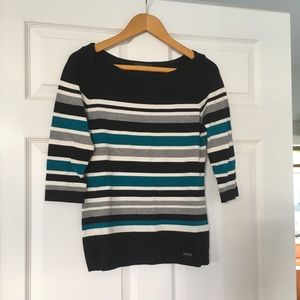 White House Black Market Striped Sweater
